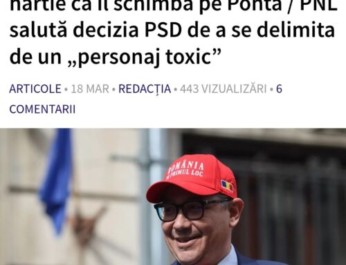 Ponta: de la „Mickey Mouse” la „Trump de pe Temu”