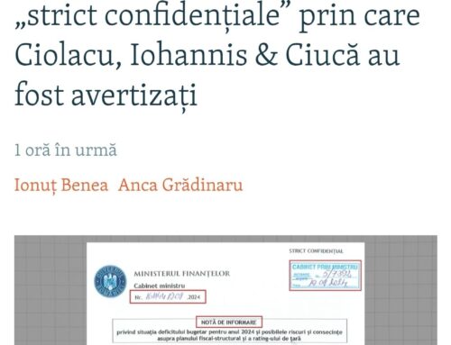  „Deficit cu premeditare” – guvernele anterioare au știut și au tăcut