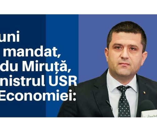În 2 luni de mandat, ministrul USR al Economiei, Radu Miruţă, a început să taie din risipă și să impună reguli clare în companiile de stat