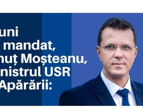 În 2 luni de mandat, ministrul USR al Apărării, Ionuț Moșteanu, a pus accent pe întărirea Armatei și pe securitatea României, într-un context regional complicat